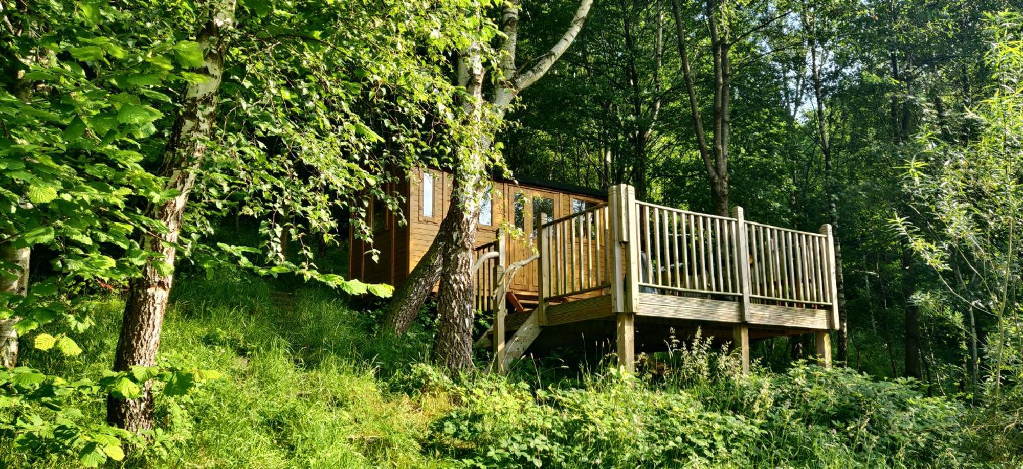 Pike'S Cabin In The Woods Hebden Bridge Exterior photo